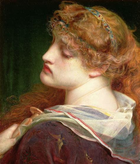 Anthony Frederick Sandys Pre Raphaelite Victorian 18291904 Painter