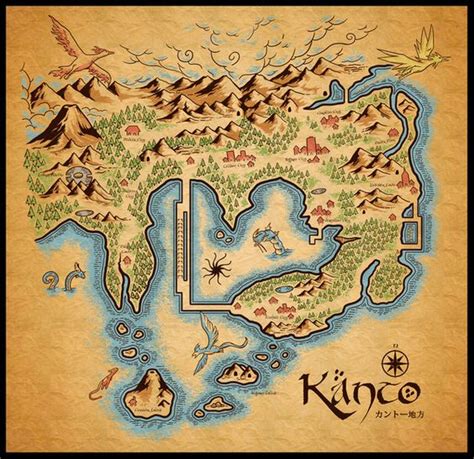 Download clker's sinnoh map labeled clip art and related images now. Kanto Map Art Print | Funny, Humor and Awesome