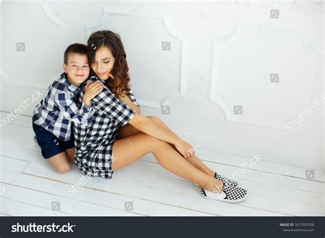 Incredible Mom Son Cuddle Smile Stock Photo Shutterstock