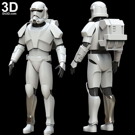 Clone Force 99 Trooper Star Wars Bad Batch Hunter Armor 3D Project