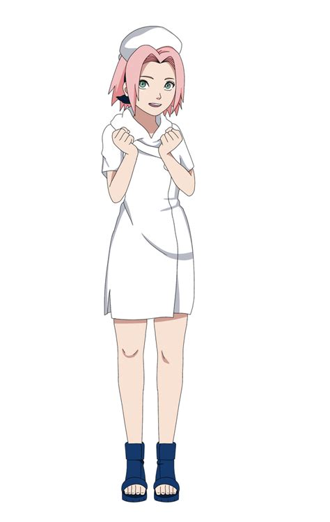 Sakura Haruno Nurse Render By Arisusenpai On Deviantart