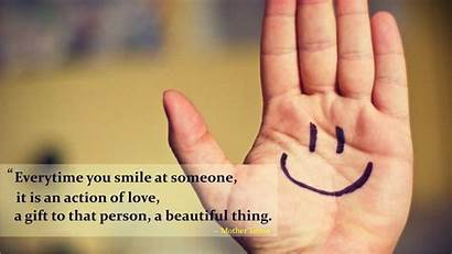 Quotes Smile Wallpapers Backgrounds Quote Happy Background