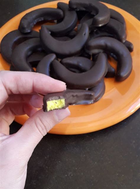 Bananitas Tipo Dolca Misia Bonita Receta Fácil Baño De Chocolate