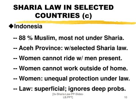 Ppt Overview Of Sharia Law Powerpoint Presentation Free Download Id 4806367