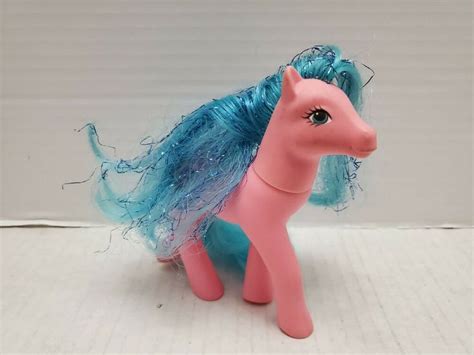 My Little Pony Sweet Kisses Happy Hugs Pink Blue Vintage G1 Ebay My