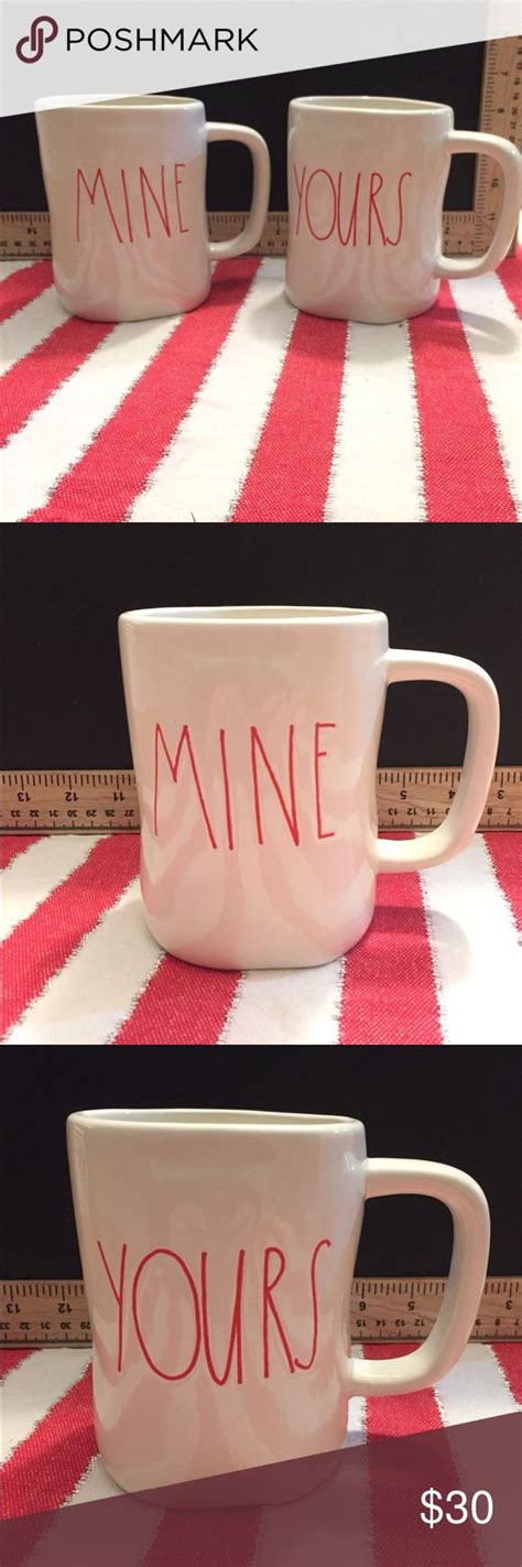 New Rae Dunn Valentines Ll Mine Yours Mugs Mugs Rae Dunn Dunn