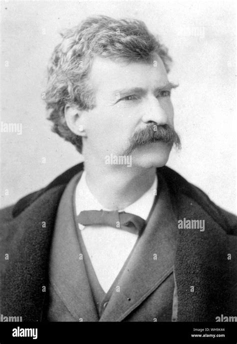 Mark Twain 1835 1910 Us Writer And Journalist Stock Photo Alamy
