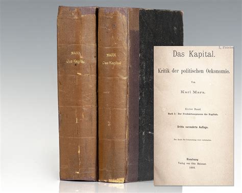 Das Kapital Karl Marx First Edition