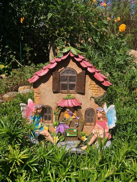 Domek Dla Wróżek W Ogrodzie - MAGICZNY DOMEK ELFÓW - OZDOBA SOLARNA - 1020982 | Bird house, Outdoor