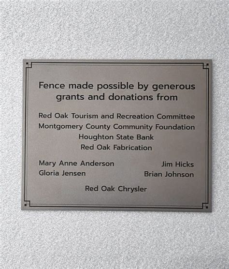 Custom Donor Plaques And Donor Wall Signage From 150 Plaque Direct ️