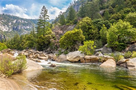 Merced River In Yosemite National Park Stock Image Image Of Valley