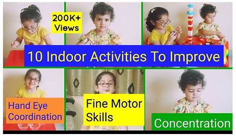 10 Activities To Improve Hand Eye Coordination, Fine Motor Skills