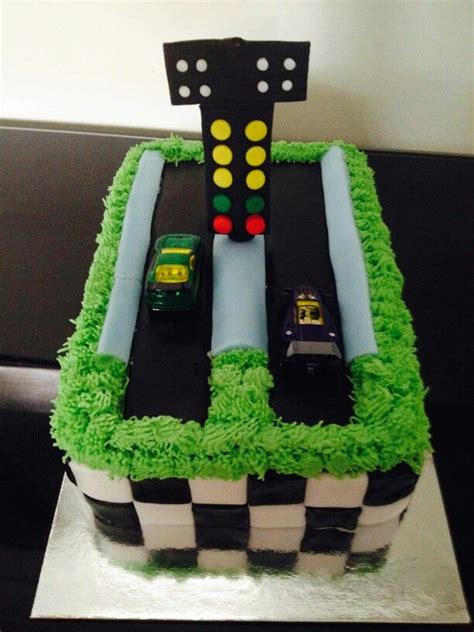Drag Strip Cake By Mitchies Cupcakes And Cakes Race Car Cakes Racing