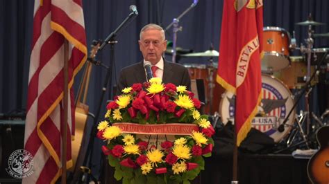 General Mattis Speech At The 1st Battalion 9th Marines Association