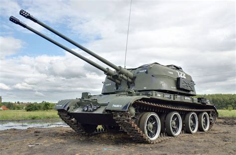 Zsu 57 2 Soviet Self Propelled Anti Aircraft Gun Spaag Armed With