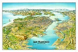 San Francisco and the Bay Area California | Curtis Wright Maps