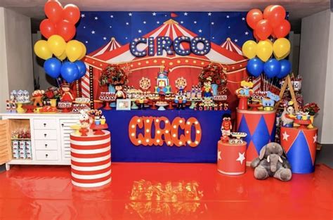 Decoração De Festa Infantil Do Circo → 50 Ideias E Dicas Simples