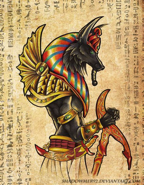Anubis By Shadowmer92 On Deviantart Egypt Tattoo Ancient Egyptian Art Egypt Art