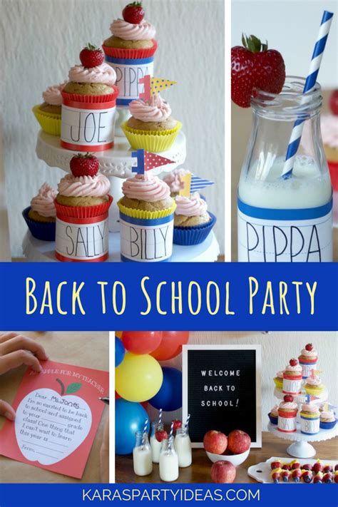 Karas Party Ideas Back To School Party Karas Party Ideas