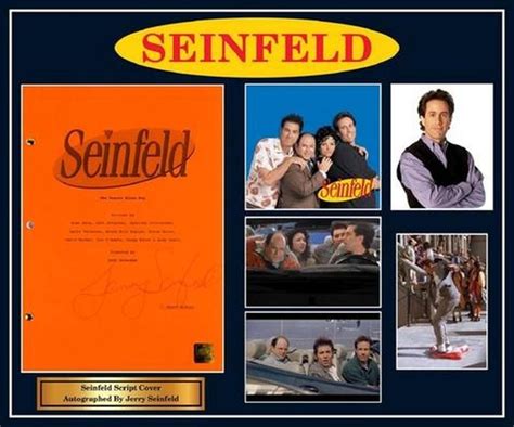 Sold Price Seinfeld Signed Movie Script In Photo Collage Frame