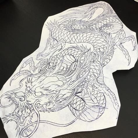 Pin By Akira Merle On Stencil Direct Asia Style Dragon Sleeve