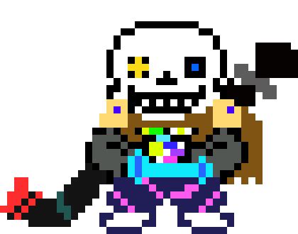 Want to discover art related to ink_sans? Ink Sans Sprite | Pixel Art Maker