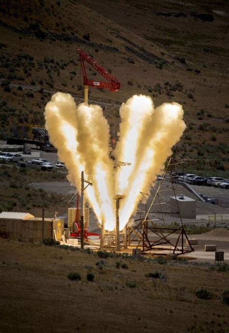 Orbital Atk Motor Test Proves Successful Deseret News