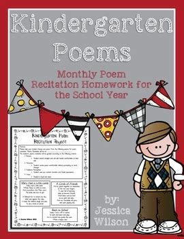 The poem recitation helps to develop memorization skills. Monthly Poem Recitation for Kindergarten by Sparking a ...
