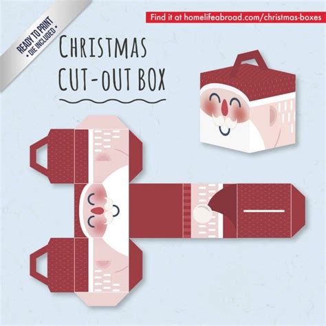 Mega Collection Of Cut Out Christmas Box Templates Part Diy Christmas Box Christmas Arts