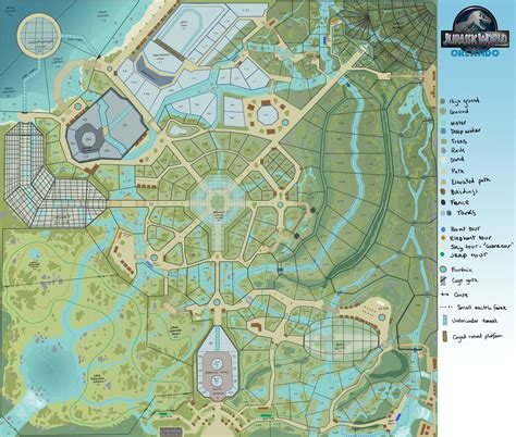 Jurassic World Orlando Map By Joshuadunlop Jurassic World Park