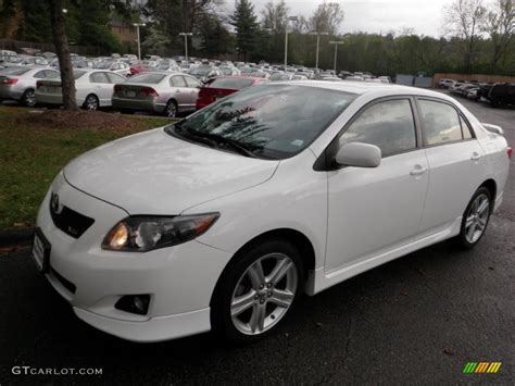 Corolla, corolla le, corolla s. Super White 2009 Toyota Corolla XRS Exterior Photo #48164633 | GTCarLot.com