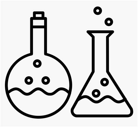 Chemistry Apparatus Clipart Black And White Cross