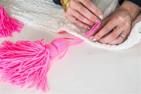 How To Make A Colorful Tassel Blanket At Charlottes House