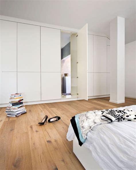 We've got you covered depending on how much space you have between the door and ceiling, you could fit anything from 19.build a pegboard wall to hold your shoes. closet door that leads to the bathroom (With images ...