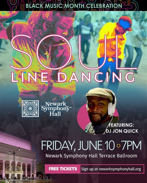 Soul Line Dancing Newark Symphony Hall