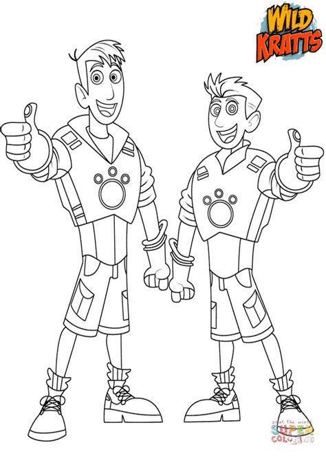 Astounding Wild Kratts Coloring Pages 60 In Coloring Pages For Adults