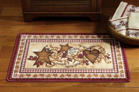 It's foundations are country style but by adding a french twist and vintage accessories you can create… Country Hearts And Stars Bless This Home Accent Rug By ...