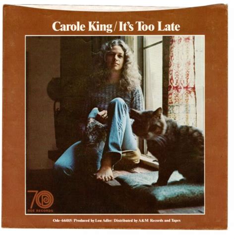 Carole King Its Too Late Vg Ebay
