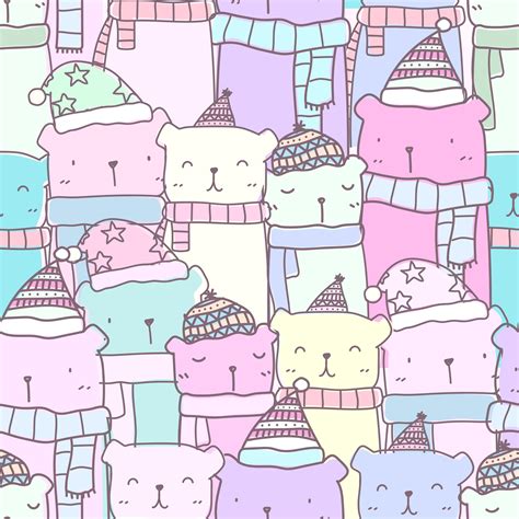 Cute Light Blue Kawaii Wallpapers Wallpaper Cave