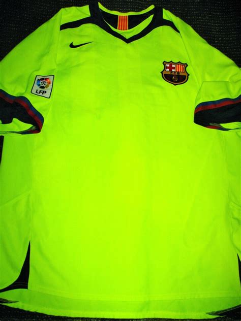 Messi Barcelona 2005 2006 Yellow Jersey Shirt Camiseta Maglia Xl