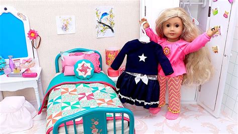 Doll Morning Routine With Dress Up And Makeup Play Dolls Make Up