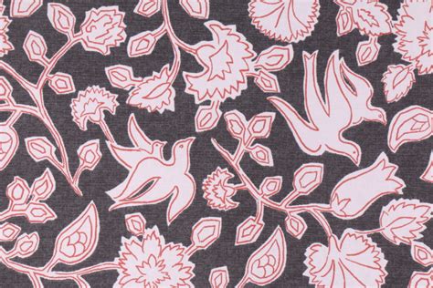 Robert Allen Dwell Studio Giaconda Printed Cotton Drapery Fabric In