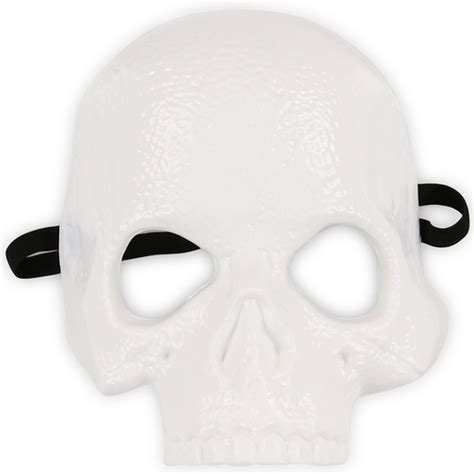 Halloween Skull Mask White Let Go And Have Fun