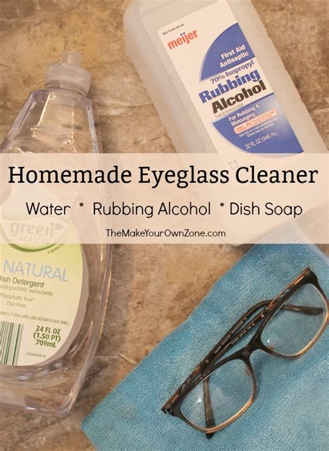 homemade eyeglass cleaner the make your own zone