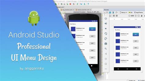 Modern Ui Design Using Linearlayout In Android Studio Tutorial Youtube