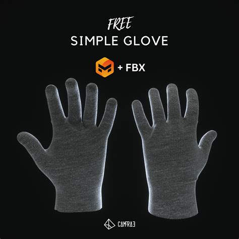 Artstation Free Simple Glove 3d Model Resources