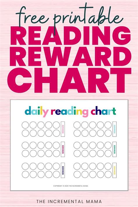 Reading Reward Chart Free Printable