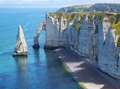 See The Chalk Cliffs Of Étretat In Normandy Business Insider India