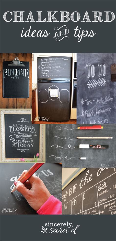 Chalkboard Ideas And Tips Sincerely Sara D Home Decor And Diy Projects