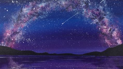 How To Paint Stars In A Galaxy Maryrose Almeida